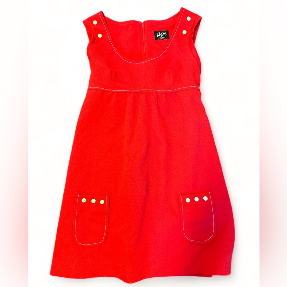 Mod go go zazie vintage 1960s mini dress